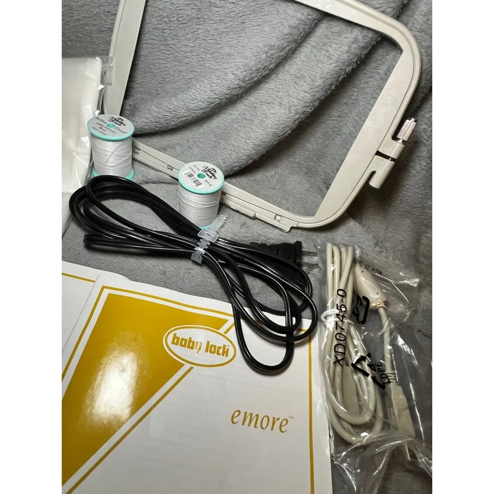 Baby Lock Emore BLMR Embroidery Machine Accessory Kit New Unused Hoop Manuals
